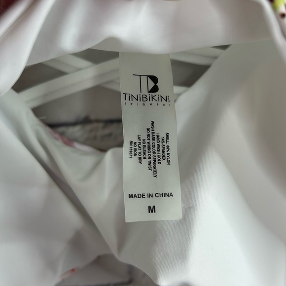 Tinibikini Floral Reversible bikini top size medium - Picture 4 of 5